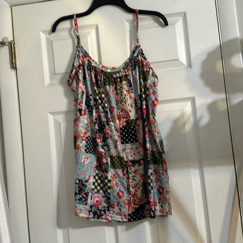 New Crazy pattern tank top